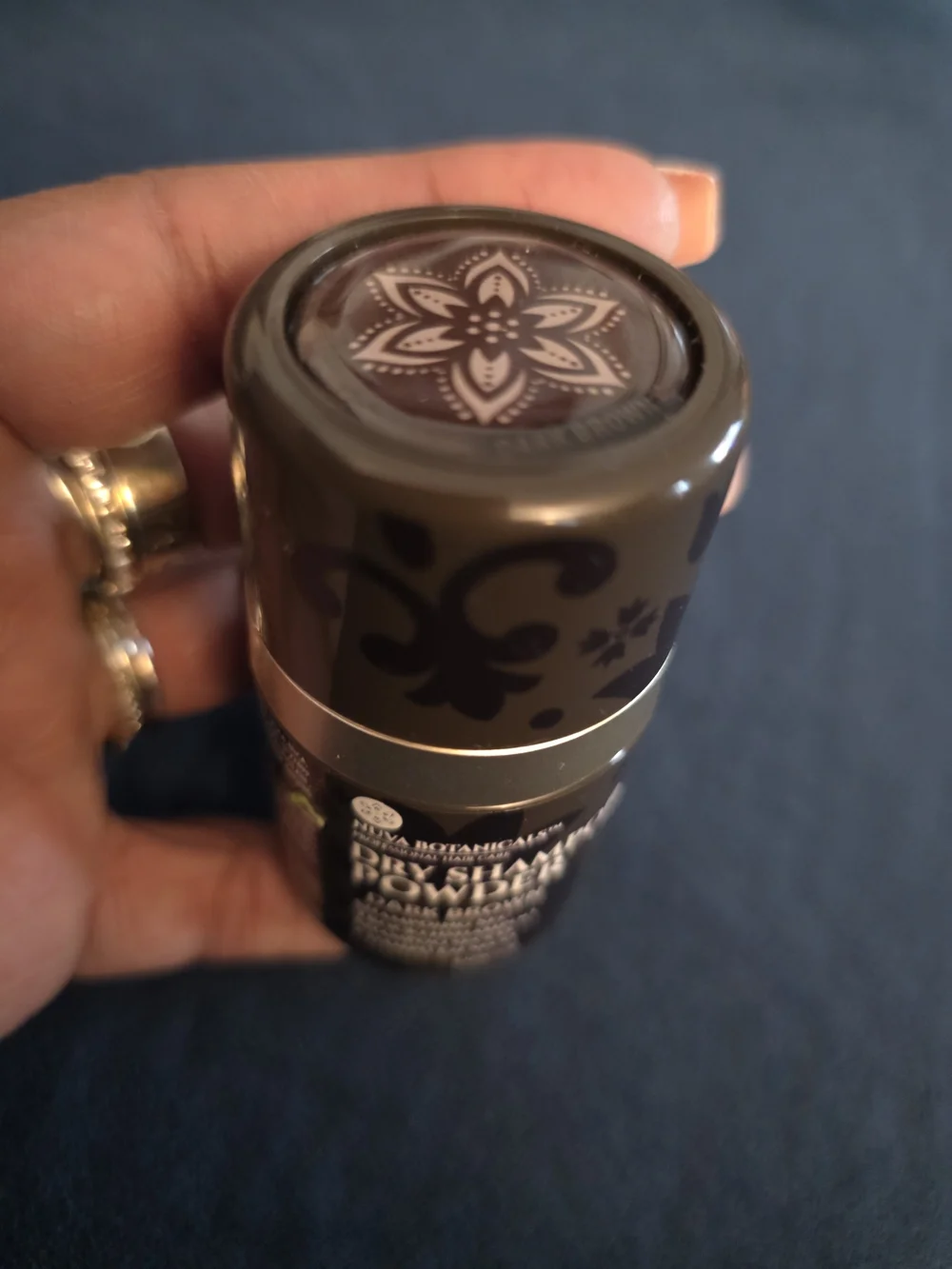 Dark Brown Dry Shampoo Powder – Instant Root Refresh